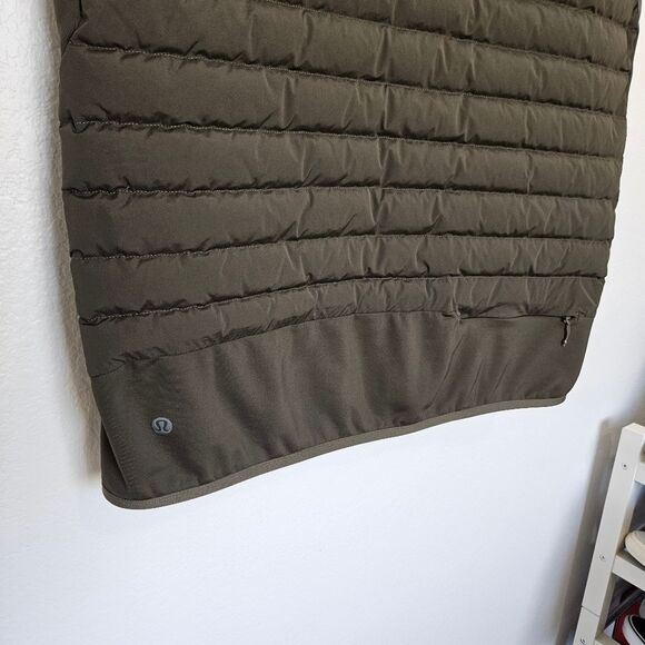 Lululemon | Down for It All Vest PrimaLoft Quilted 700 Goose Down Dark Olive XXL - Picture 11 of 13